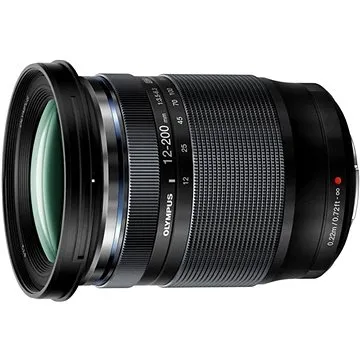 M.ZUIKO DIGITAL ED 12 – 200 mm f/3,5 – 6,3 čierny (V316030BW000) + ZDARMA Čistiaci roztok K