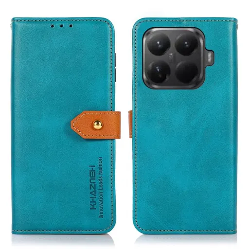 KHAZNEH DUAL-COLOR Peňaženkový kryt pre Xiaomi 15T Pro modrý
