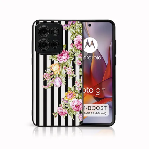 MY ART Ochranný kryt pre Motorola Moto G75 5G STRIPS (176)