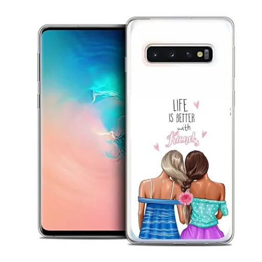 PROTEMIO MY ART Ochranný kryt Samsung Galaxy S10 FRIENDS (060)