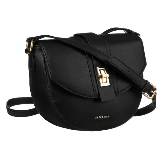 Messenger bag v tvare podkovy z ekologickej kože - Peterson