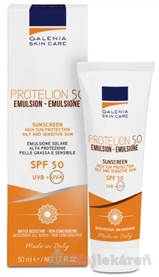 Galenia Skin Care PROTELION ochranný krém SPF 50 emulzia 50ml