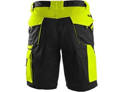 Kraťasy CXS SIRIUS BRIGHTON, pánske, čierno-žlté, veľ. 62