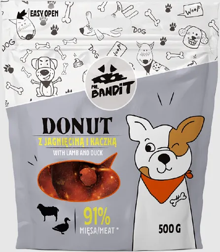 Mr. Bandit donut with lamb 500 g