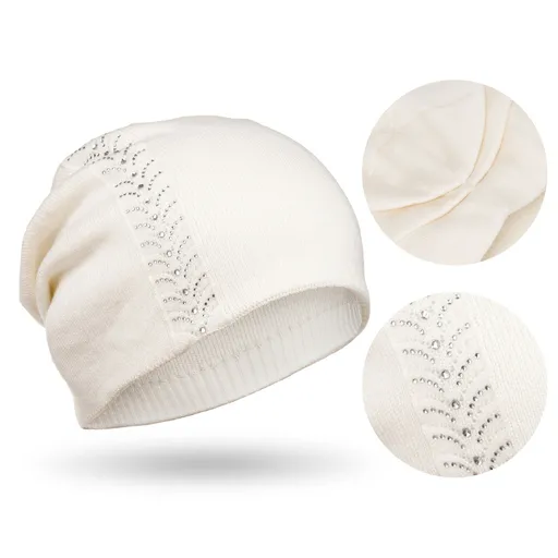 Biela dámska čiapka - Peterson