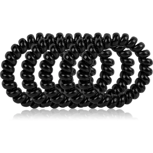 Brushworks Wonder Bobble gumičky do vlasov Black 5 ks