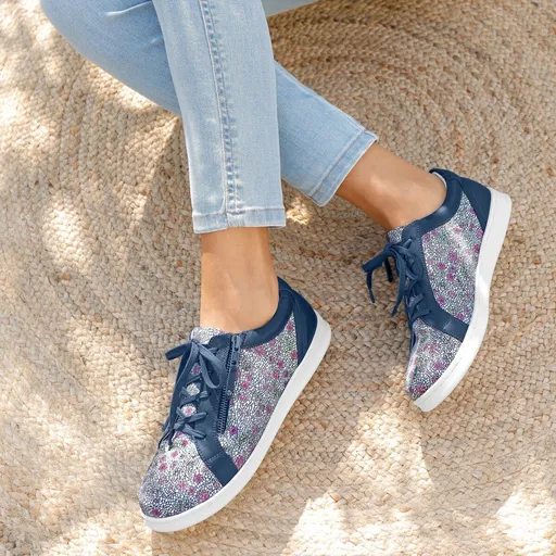 Tenisky na zips, koža