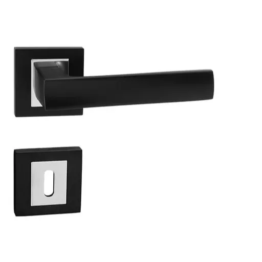 Kľučka Naturel Holly HR čierna matná/chróm BB (WK) kľúč