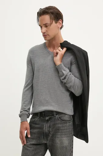 Vlnený sveter HUGO San Vredo-M