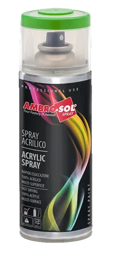 AMBRO-SOL - Univerzálna rýchloschnúca akrylová farba v spreji RAL 5002 - lazúrová modrá, 0,4 L