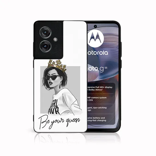 MY ART Ochranný kryt pre Motorola Moto G55 5G QUEEN (139)