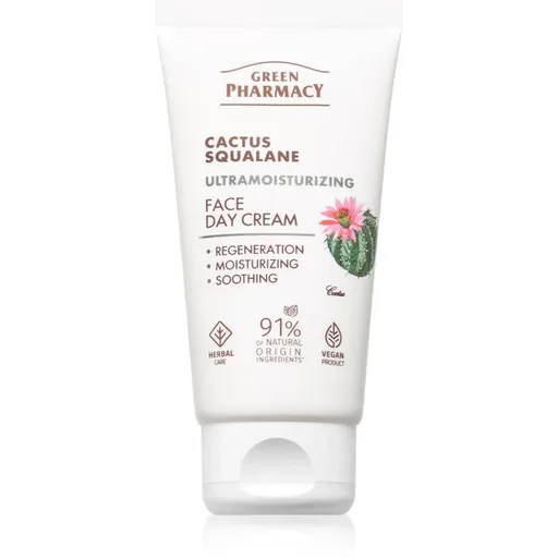 Green Pharmacy Cactus & Squalane Day Face Cream hydratačný denný krém 50 ml