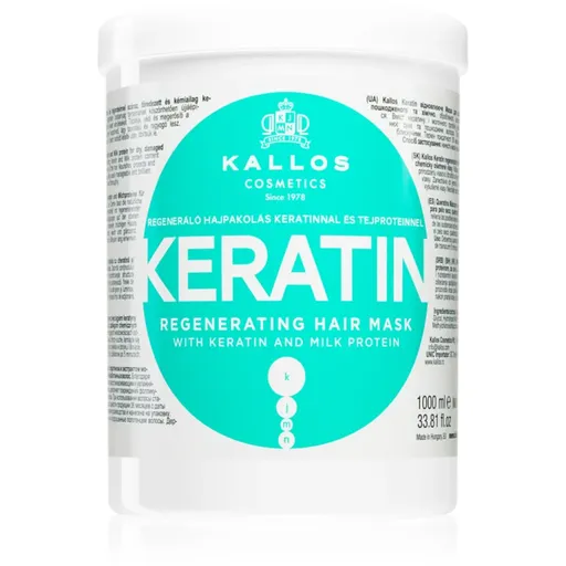 Kallos KJMN Professional Keratin maska na vlasy s keratínom 1000 ml