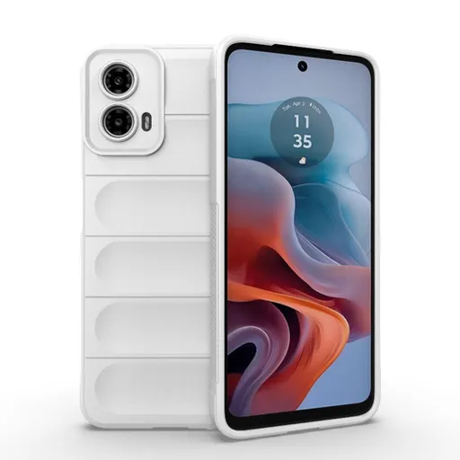 STEPS Ochranný kryt pre Motorola Moto G34 5G biely