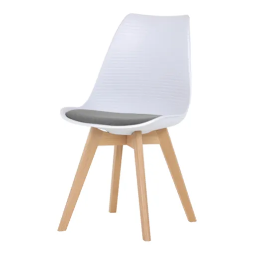 Jedálenská stolička Autronic 48x82 cm biela plast CT-X7056 GREY