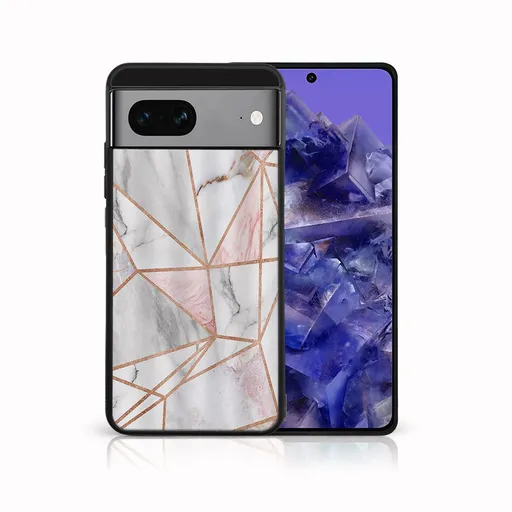 MY ART Ochranný kryt pre Google Pixel 8a PINK MARBLE (143)