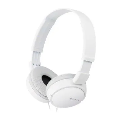 SONY stereo slúchadlá MDR-ZX110, biela