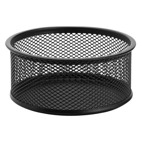 Drôtený kalíšok na sponky malý čierny