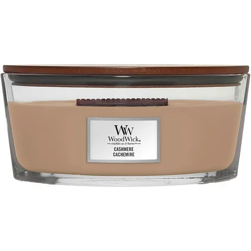 WoodWick Vonná sviečka loď Cashmere, 453 g