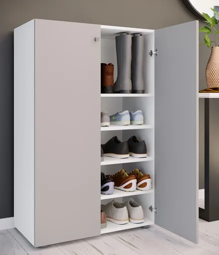 VCM Botník Lona XL 5dílný, bílý