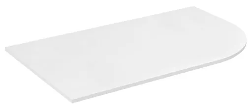 SAPHO - PULSE Rockstone doska 757x12x462, ľavá, biela mat BM750-0101