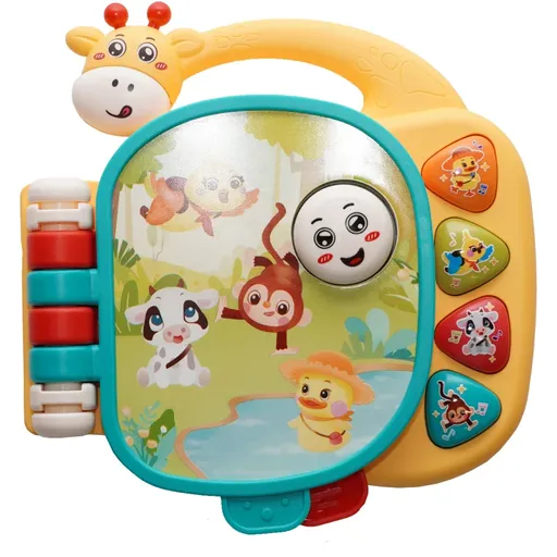 Bo Jungle Musical Giraffe Booklet hudobná hračka 12m+ 1 ks