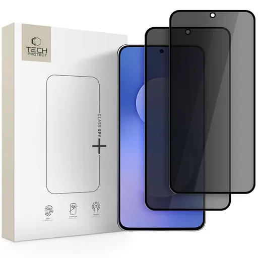 TECH-PROTECT GLASS SPY+ 2x Sklo s filtrom PRIVACY Samsung Galaxy S25 FE