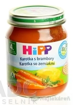 HiPP BIO príkrm mrkva so zemiakmi 125g
