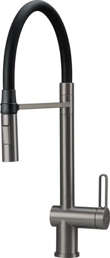 DEANTE - Magnetic kuchynská batéria s elastickou výpustou - 2 typy prúdu titán BRM_D72M