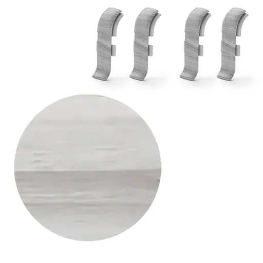 Spojka k soklu Naturel Macquarie , PVC dĺžka 0,5 cm, výška hrany 56 mm, NATNGTFH2