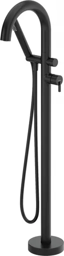 DEANTE - Silia čierna Vaňová batéria, voľne stojaca, so sprchovacím setom BQS_N17N