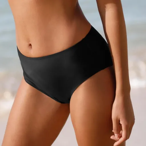 Plavkové maxi nohavičky Solaro s efektom plochého brucha