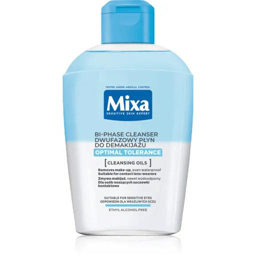 Mixa Optimal Tolerance dvojzložkový odličovač očí 125 ml