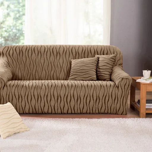 Pružný žakárový poťah na pohovku a kreslo