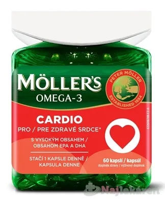 Mollers Omega-3 Cardio 60 kapsúl