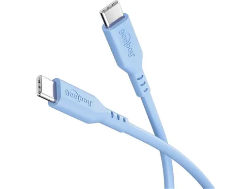 Kábel GOOBAY 77741 USB-C/USB-C 1,5m Blue