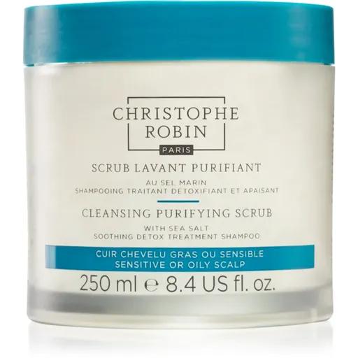 Christophe Robin Cleansing Purifying Scrub with Sea Salt čistiaci šampón s peelingovým efektom 250 ml