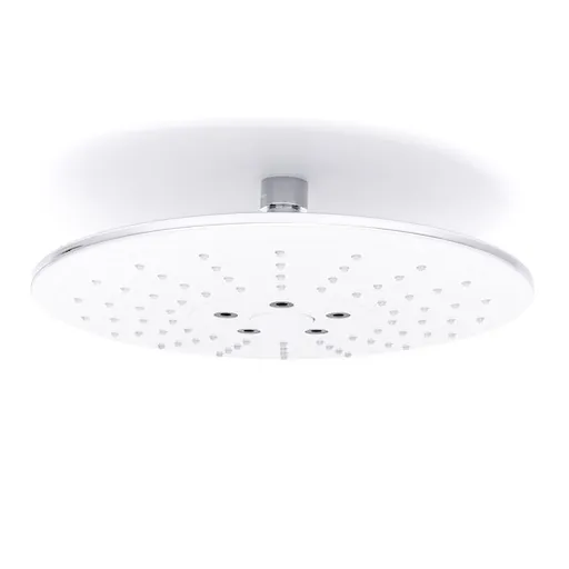 Hlavová sprcha Siko s tlačidlom biela/chróm SIKOBSHSKP32