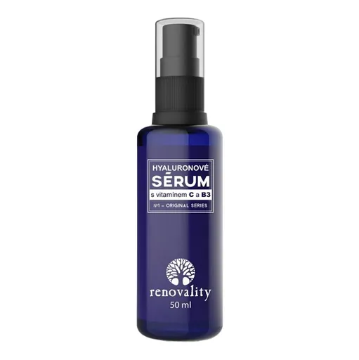 RENOVALITY Hyalurónové sérum s vitamínom C a B3 30 ml