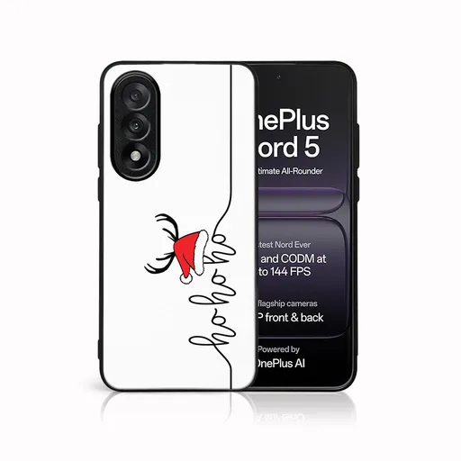 MY ART Kryt s vianočným dizajnom OnePlus Nord 5 5G HOHOHO (073)