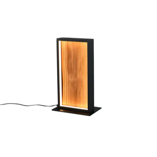 Trio Kalea stolová lampa drevodekor 555510130 TR555510130