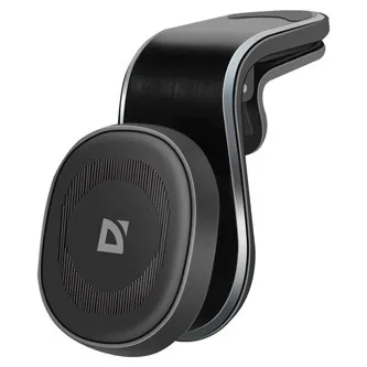 Magnetický držiak mobilu CH-127 Defender do auta, ventGrip, černo-strieborný, plast, do ventilácie, černo-strieborná, mobil