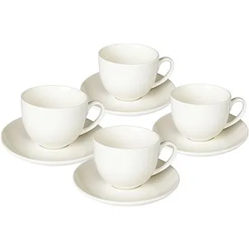 Tognana Sada šálok na čaj s tanierikmi 4 ks 250 ml PERLA BIANCO (PE685130000)