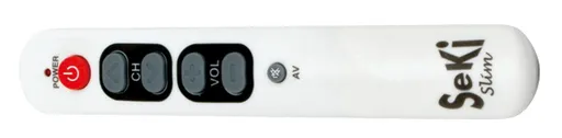 Ovládač diaľkový SEKI SLIM biely pre seniorov - univerzálny - veľké tlačidlá