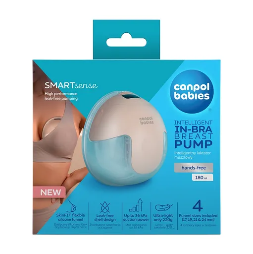 CANPOL BABIES SmartSense elektrická odsávačka mlieka do podprsenky