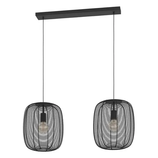 Závesné osvetlenie Eglo RINROE čierna 43966