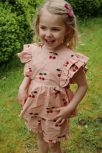 Detská bavlnená blúzka Konges Sløjd VERBENA TOP GOTS