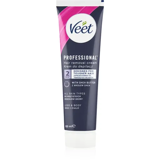 Veet Professional All Skin Types depilačný krém pre všetky typy pokožky 100 ml