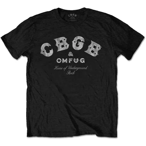 CBGB tričko Classic Logo Čierna S