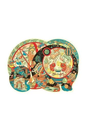 Umelecké puzzle Mideer Pandzie planetarium 330 elementów